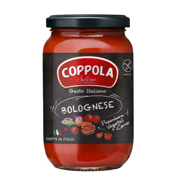 Coppola Sauce Tomate Bolognese avec Viande & Légumes (6x350g)
