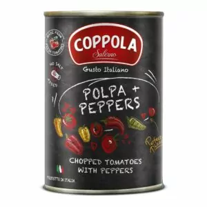 Coppola Polpa + Peperonata Tomates Hachées aux Poivrons (12x400g)