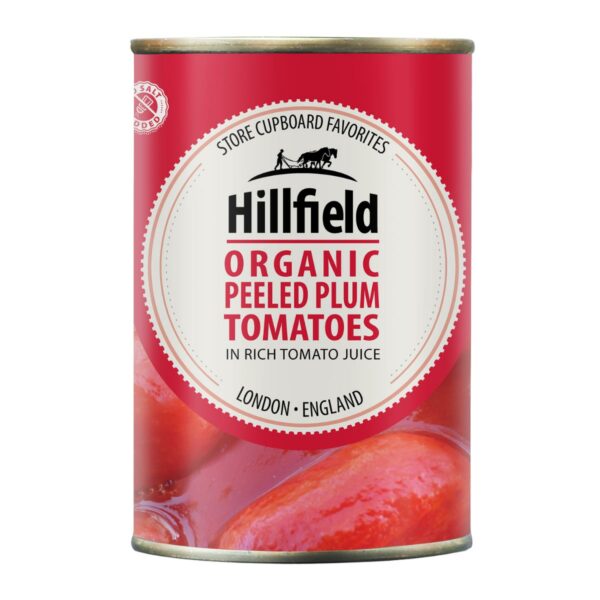 Hillfield Tomates Pelées Bio (12x400g)